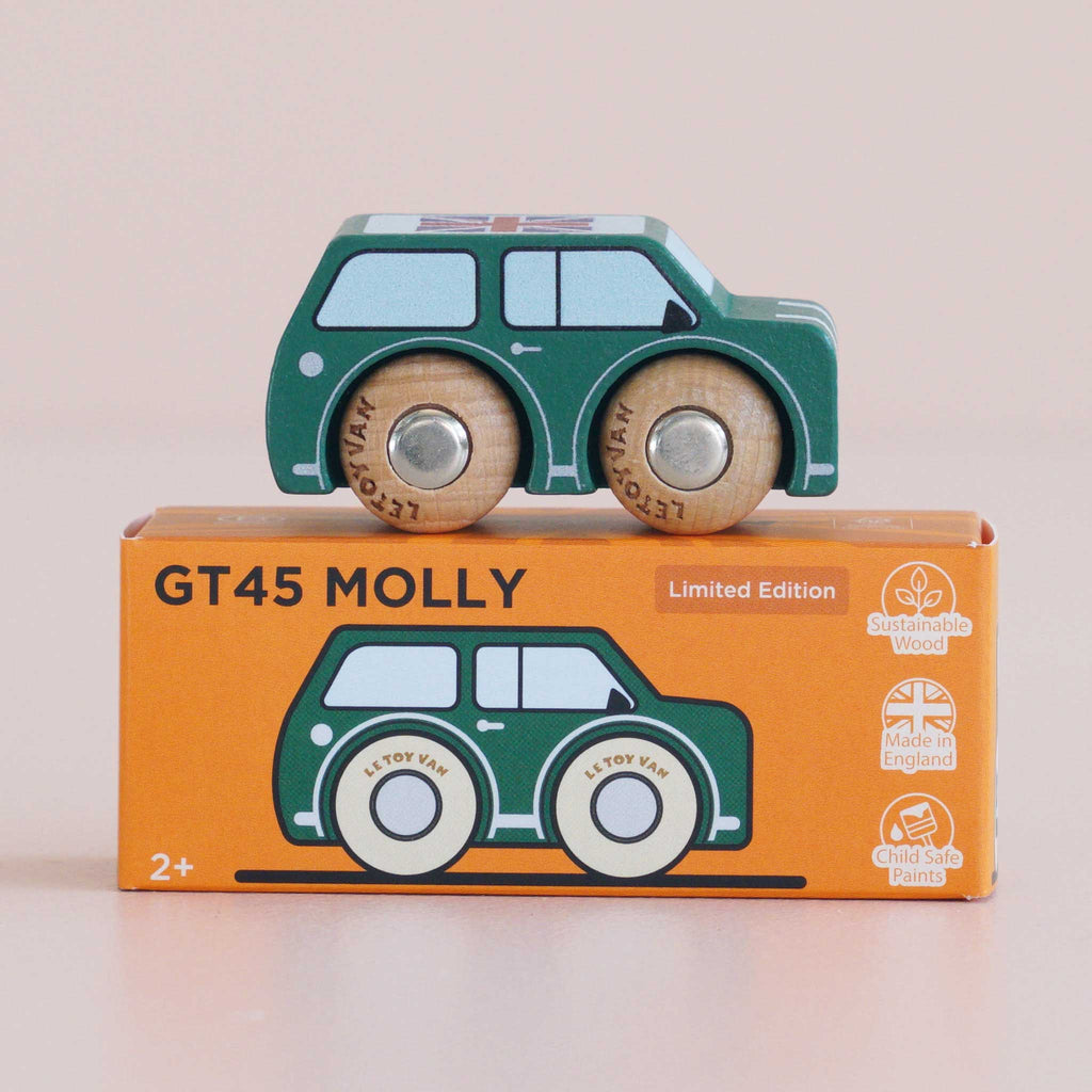 Houten mini-auto Molly - nr. 7 - Auto's en voertuigen Le Toy Van - In den Olifant