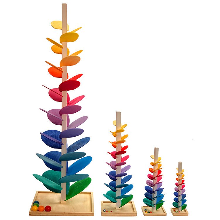 Houten muziekboom Marble Tree Large - 72 cm - Knikkers en knikkerbanen Magic Wood - In den Olifant