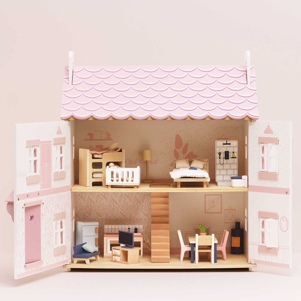Houten poppenhuis Sophie's Dollhouse - 67 cm - Poppenhuizen en kastelen Le Toy Van - In den Olifant
