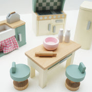 Houten poppenhuismeubels Keuken - 20 delige set - Poppenhuismeubels en accessoires Le Toy Van - In den Olifant