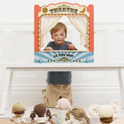 Houten poppentheater voor op tafel - Poppenkast Le Toy Van - In den Olifant