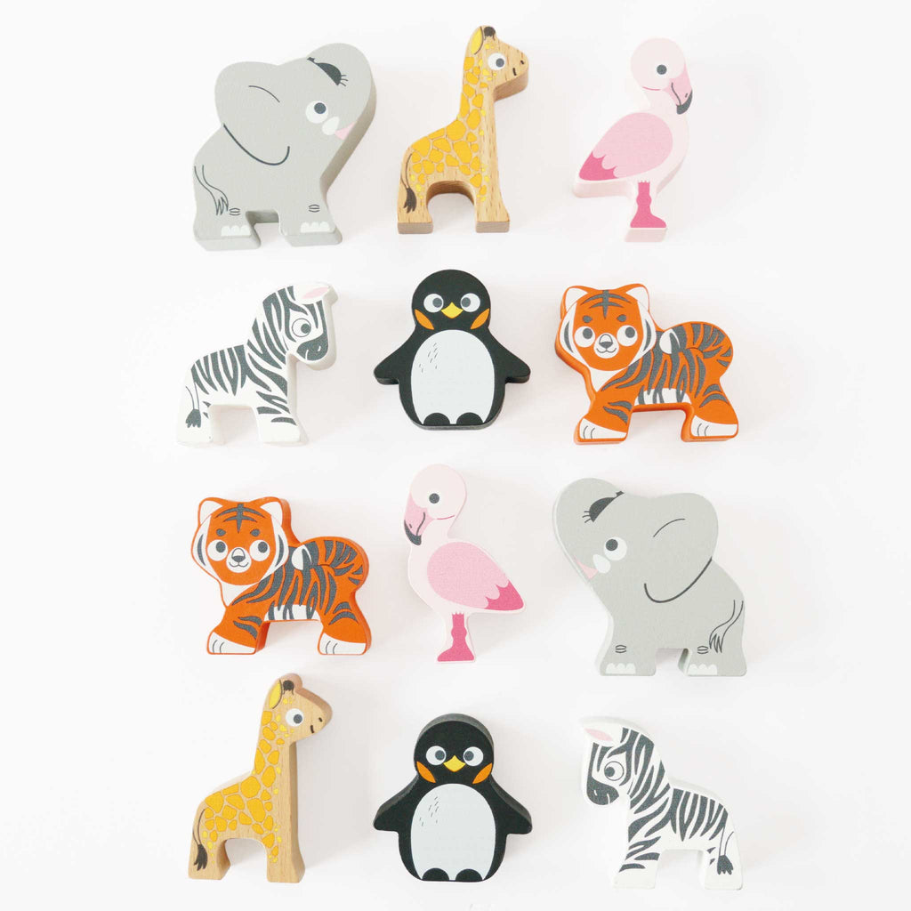 Houten puzzel Ark van Noach - 21 stukjes - Speelsets Le Toy Van - In den Olifant