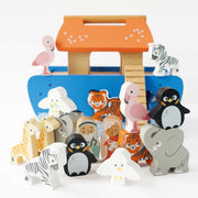 Houten puzzel Ark van Noach - 21 stukjes - Speelsets Le Toy Van - In den Olifant