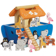 Houten puzzel Ark van Noach - 21 stukjes - Speelsets Le Toy Van - In den Olifant