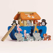 Houten puzzel Ark van Noach - 21 stukjes - Speelsets Le Toy Van - In den Olifant