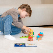 Houten puzzelspel - Stapeldorp - Behendigheidspellen Smart - In den Olifant