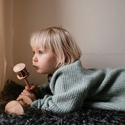Houten Rammelaar In Doosje | Nighthawk - Rammelaars Wooden Story - In den Olifant