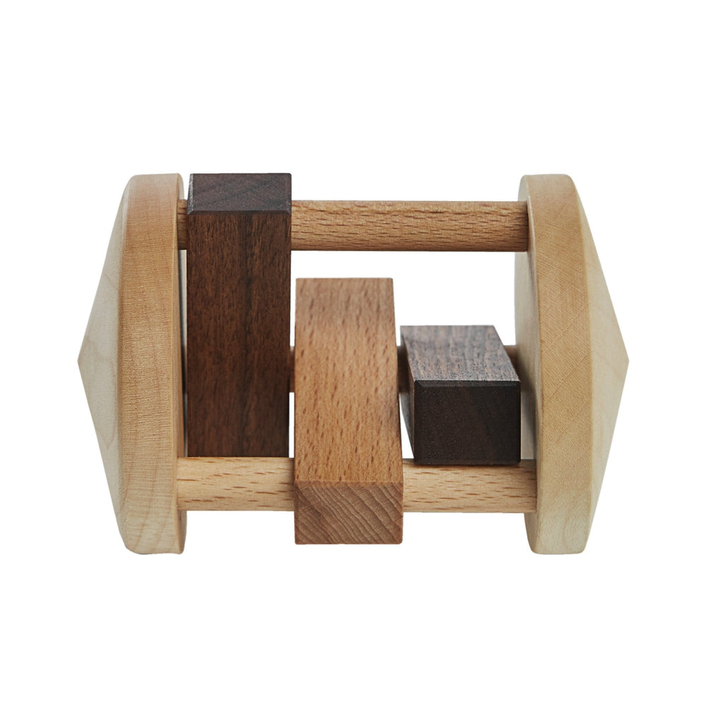 Houten rammelaar in mooi geschenkdoosje - Fieldfare - Rammelaars Wooden Story - In den Olifant