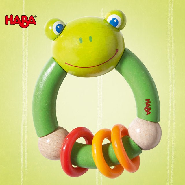 Houten Rammelaar Kwaakkikker - Rammelaars Haba - In den Olifant