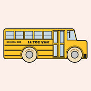 Houten schoolbus Rufus - nr. 47 - Auto's en voertuigen Le Toy Van - In den Olifant