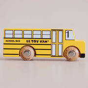 Houten schoolbus Rufus - nr. 47 - Auto's en voertuigen Le Toy Van - In den Olifant