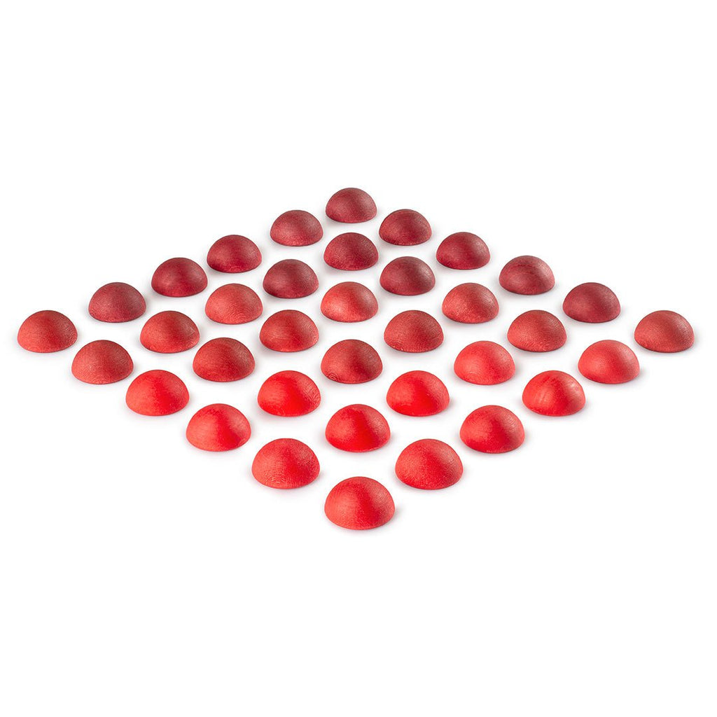 Houten Set Mandala Half Spheres - Open ended speelgoed Grapat - In den Olifant