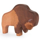 Houten speeldier Bizon - 16,6 cm - Speeldieren Ostheimer - In den Olifant