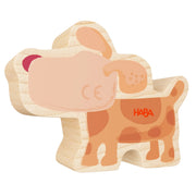 Houten speeldier My 1st Block World - Hond Gustav - Speeldieren Haba - In den Olifant