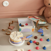 Houten speelset - Cake in layers - Speelkeuken en winkeltje Kid's Concept - In den Olifant