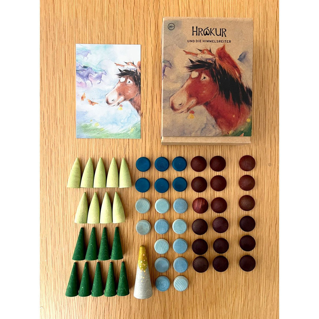 Houten speelset Hrókur x Grapat - Activiteitenspeelgoed Ostheimer - In den Olifant