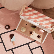 Houten speelset Ice cream table stand - Speelkeuken en winkeltje Kid's Concept - In den Olifant