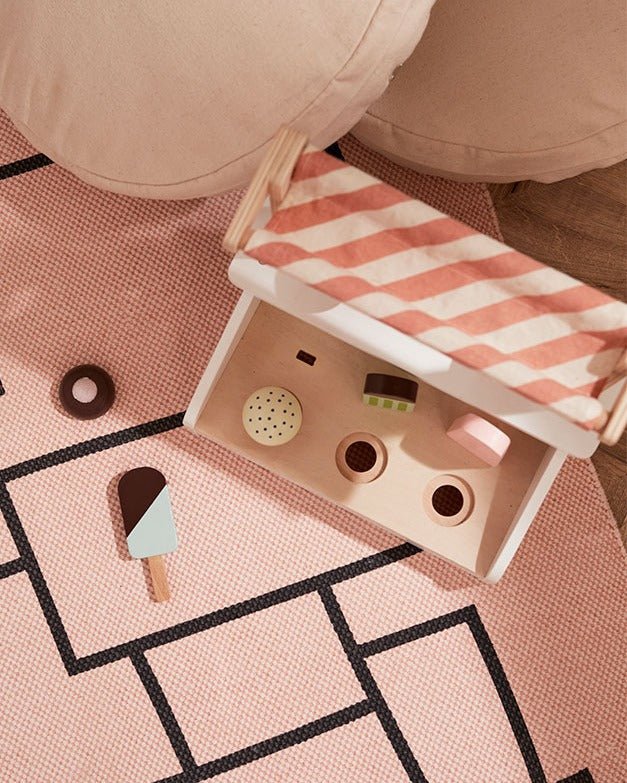 Houten speelset Ice cream table stand - Speelkeuken en winkeltje Kid's Concept - In den Olifant