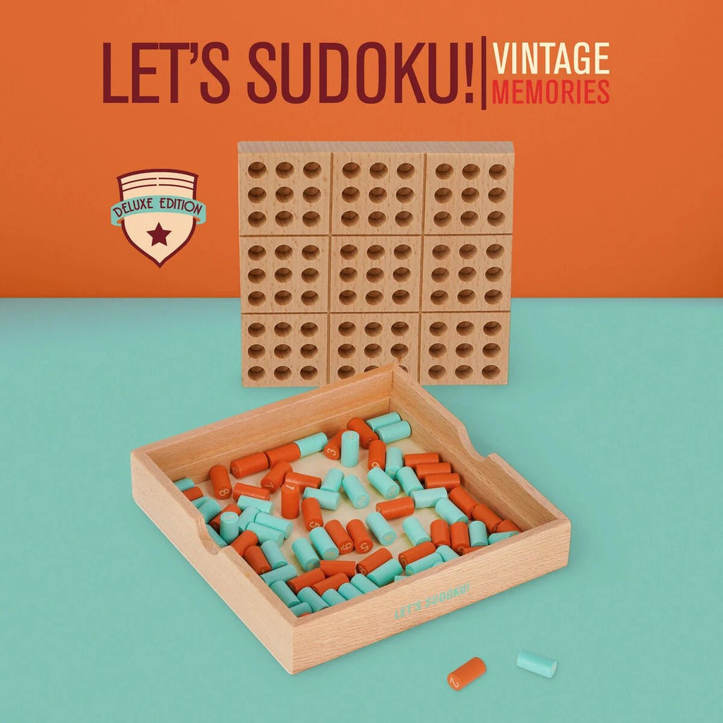 Houten Sudoku - Let's Sudoku! - Breinpuzzels en tangram Legami - In den Olifant