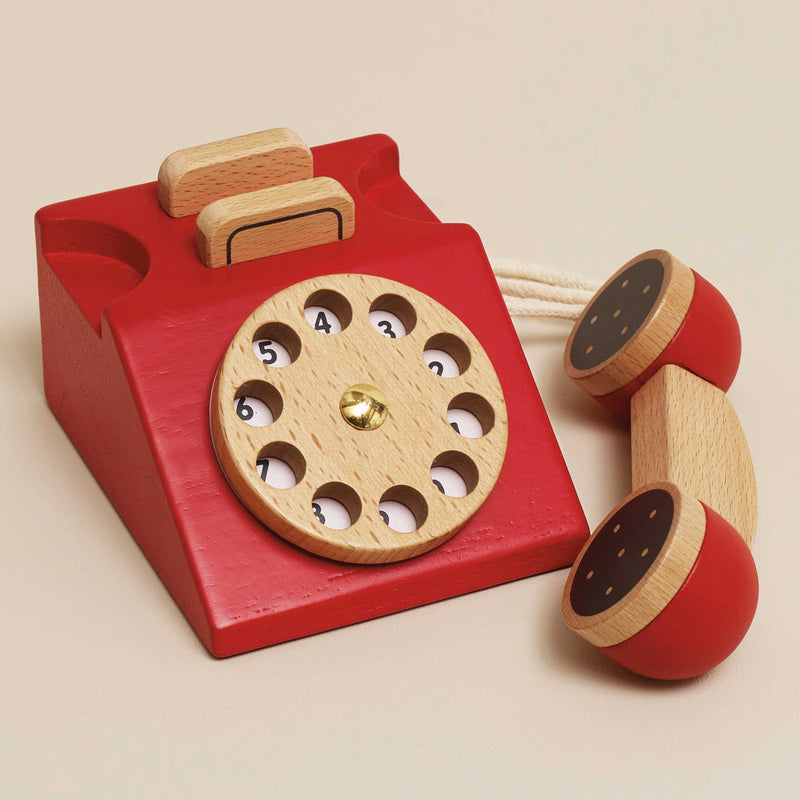 Houten Telefoon Vintage - Beroepen rollenspel Le Toy Van - In den Olifant