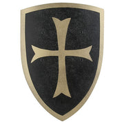 Houten Tempeliersschild | Zwart En Goud - Wapens en helmen Vah - In den Olifant