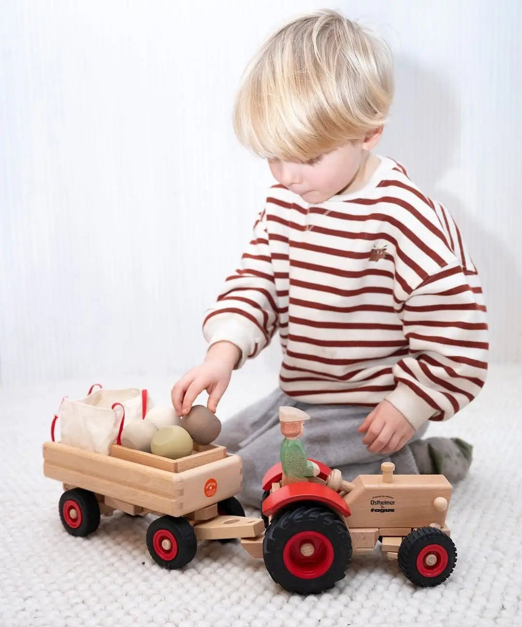 Houten Tractor Ostheimer x Fagus - Friends by nature - Speelvoertuigen Ostheimer - In den Olifant