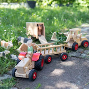 Houten Tractor Ostheimer x Fagus - Friends by nature - Speelvoertuigen Ostheimer - In den Olifant