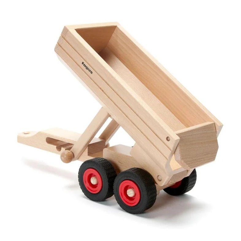 Houten trailer - Container Tipper Trailer - Auto's en voertuigen Fagus - In den Olifant