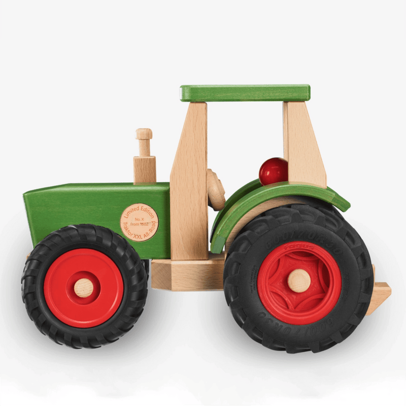 Houten Traktor XXL All - Road Limitierte Sonderedition / Messe 2025 - Auto's en voertuigen Fagus - In den Olifant