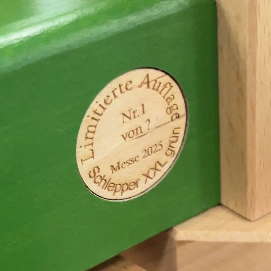 Houten Traktor XXL All - Road Limitierte Sonderedition / Messe 2025 - Auto's en voertuigen Fagus - In den Olifant