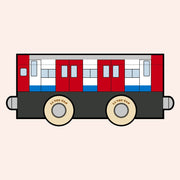 Houten treinwagon Tim - nr. 48 - Auto's en voertuigen Le Toy Van - In den Olifant