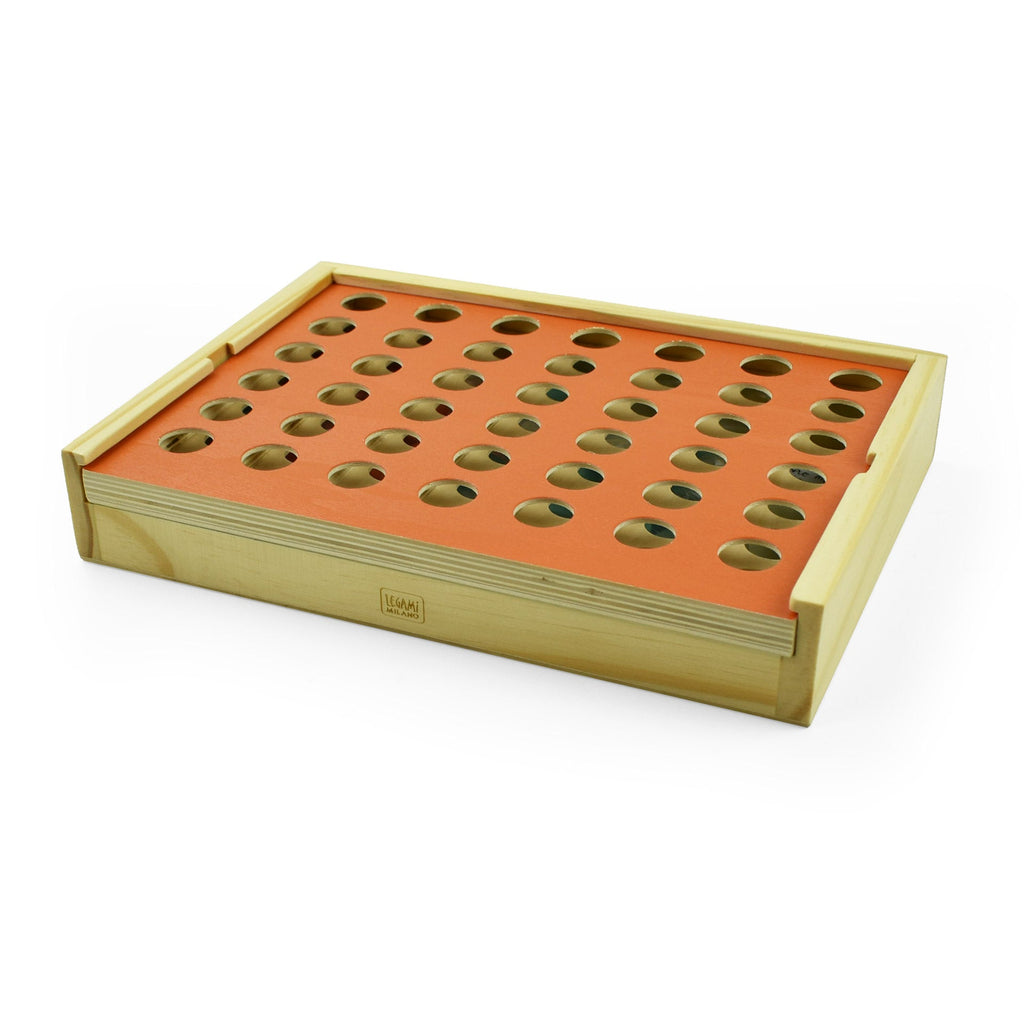 Houten vier op een rij - Vintage Memories - Behendigheidspellen Legami - In den Olifant