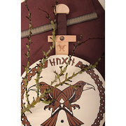 Houten Vikingsschild | Hugin & Munin - Wapens en helmen Vah - In den Olifant
