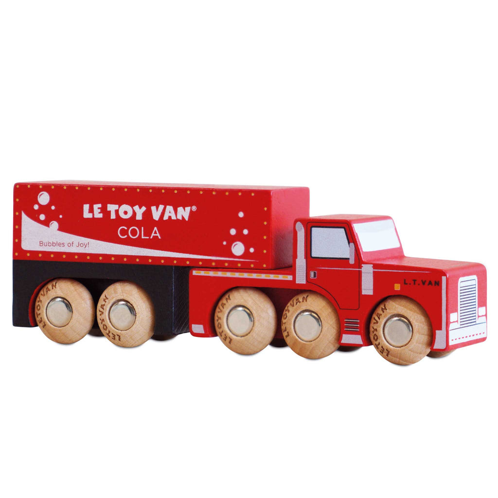 Houten vrachtwagen Toby - nr. 33 - Auto's en voertuigen Le Toy Van - In den Olifant
