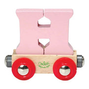 Houten Wagon Letter H - Magneten en letters Vilac - In den Olifant