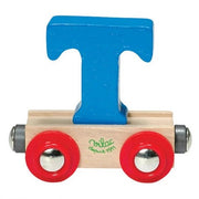 Houten Wagon Letter T - Magneten en letters Vilac - In den Olifant