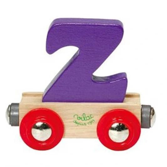 Houten Wagon Letter Z - Magneten en letters Vilac - In den Olifant