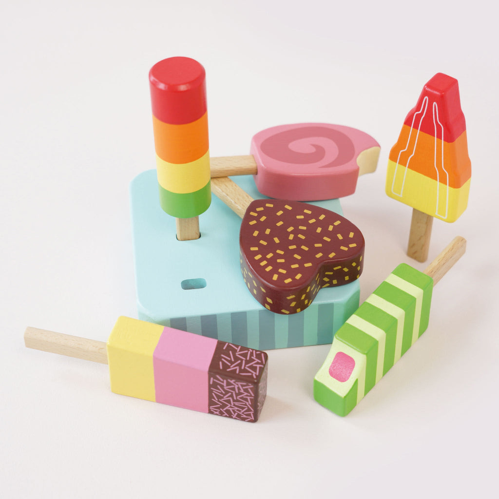Houten waterijsjes - Speelkeuken en winkeltje Le Toy Van - In den Olifant