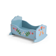 Houten wieg - Les Minouchkas - Poppenhuismeubels en accessoires Moulin Roty - In den Olifant
