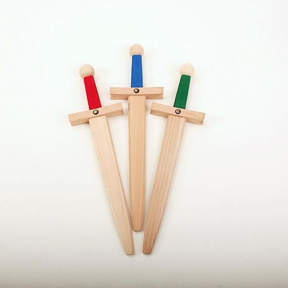 Houten Zwaard Lancelot Blauw | 48 Cm - Wapens en helmen Vah - In den Olifant