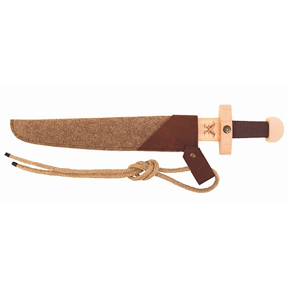 Houten Zwaard Met Houder Viking | 48 Cm - Wapens en helmen Vah - In den Olifant