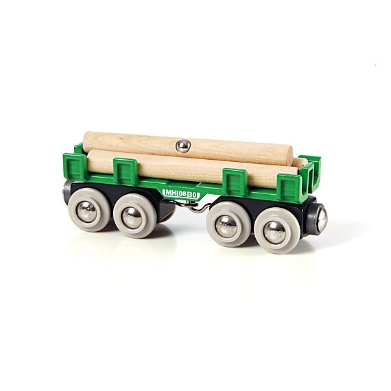 Houttransport Wagon - Treinsporen en accessoires Brio - In den Olifant