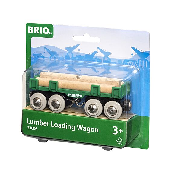 Houttransport Wagon - Treinsporen en accessoires Brio - In den Olifant