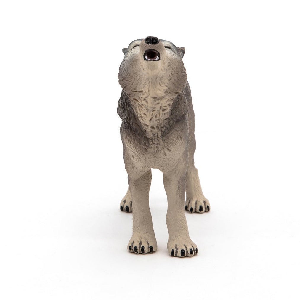 Huilende Wolf - Speelfiguren Papo - In den Olifant