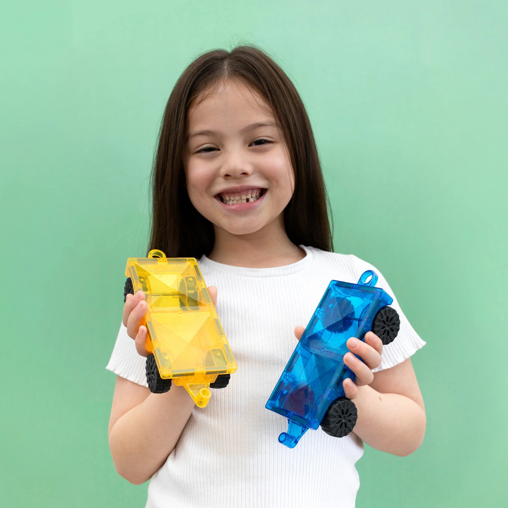 Bright Car Pack Magnetic Cars - Set of 2