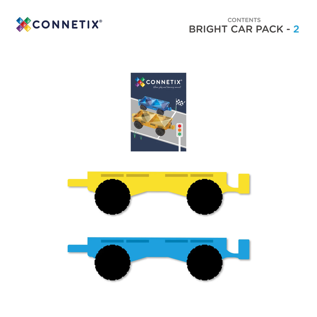Bright Car Pack Magnetic Cars - Set of 2