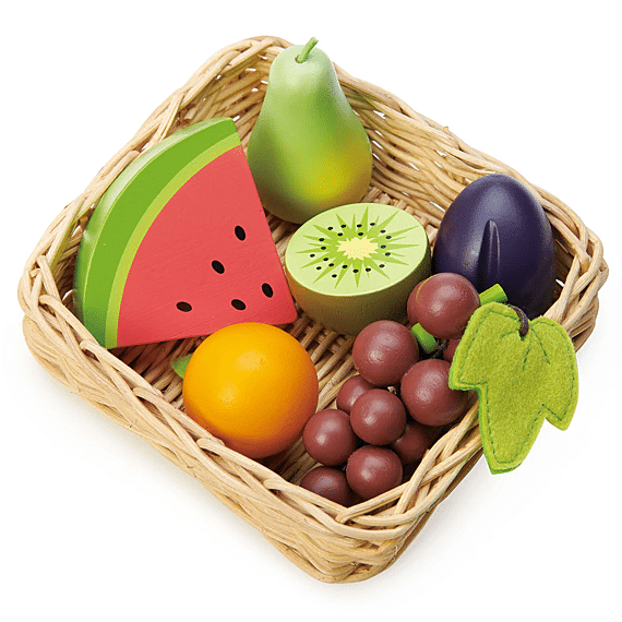 Imitatiespeelgoed - Mandje Fruit - Speelkeuken en winkeltje Tender Leaf Toys - In den Olifant