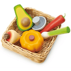 Imitatiespeelgoed - Mandje Groenten - Speelkeuken en winkeltje Tender Leaf Toys - In den Olifant