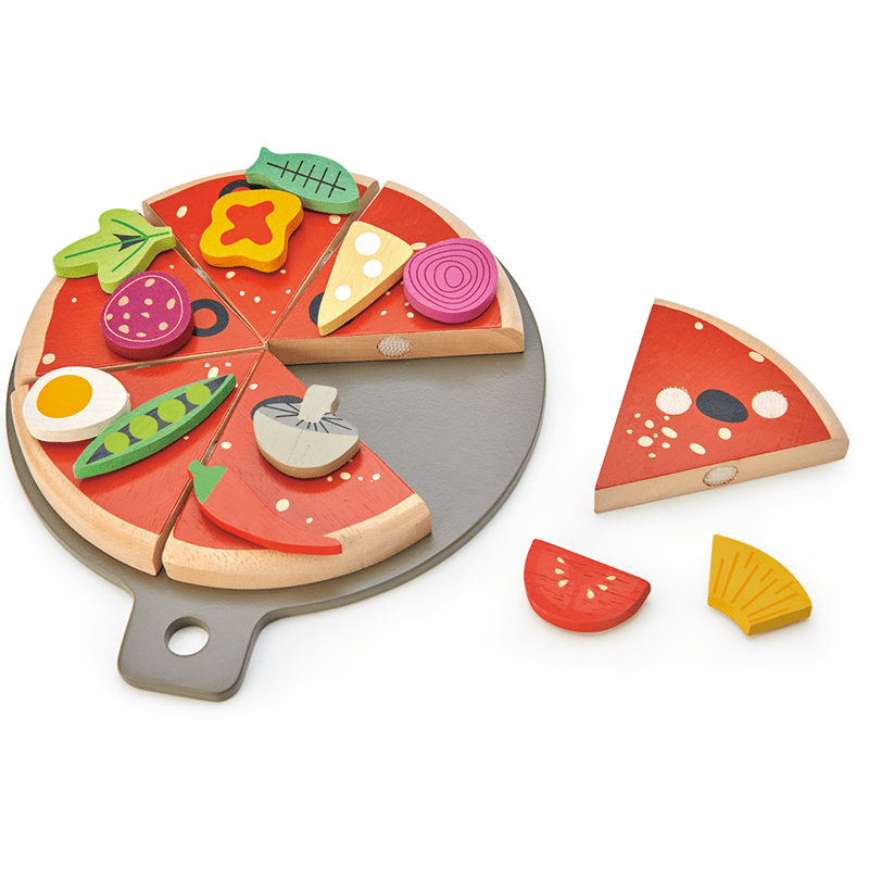 Imitatiespeelgoed Pizza party - Beroepen rollenspel Tender Leaf Toys - In den Olifant