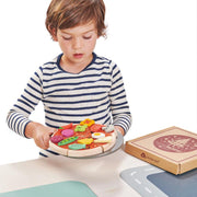 Imitatiespeelgoed Pizza party - Beroepen rollenspel Tender Leaf Toys - In den Olifant